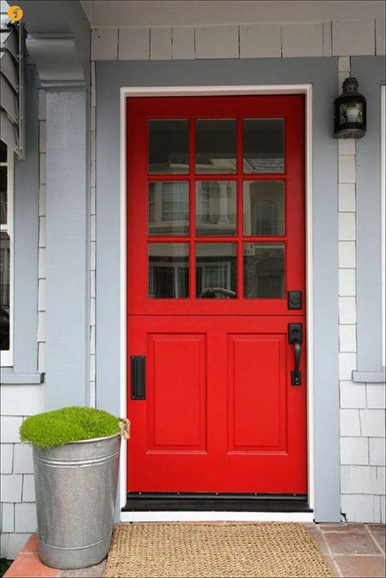رنگ درب ورودی قرمز